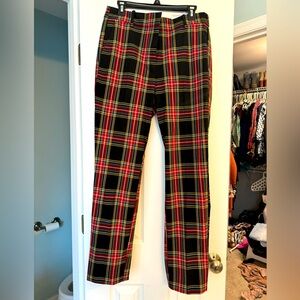 Jcrew Ruby Pant Tartan Plaid size 12. New!